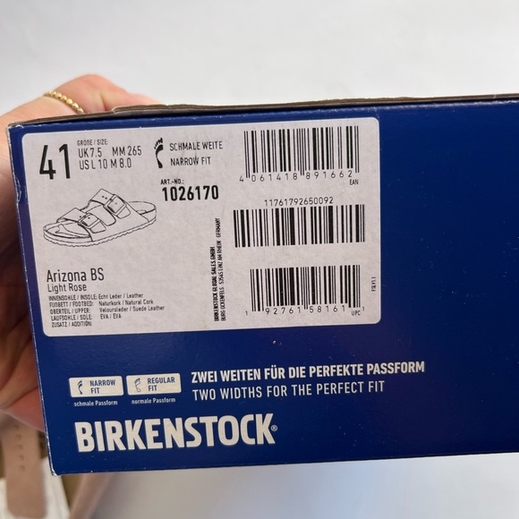 Birkenstock Pink Suede Arizona (narrow) - Picture 4 of 5